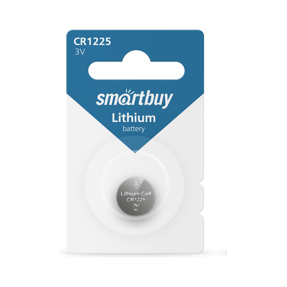 Литиевый элемент питания Smartbuy CR1225/1B (12/720)