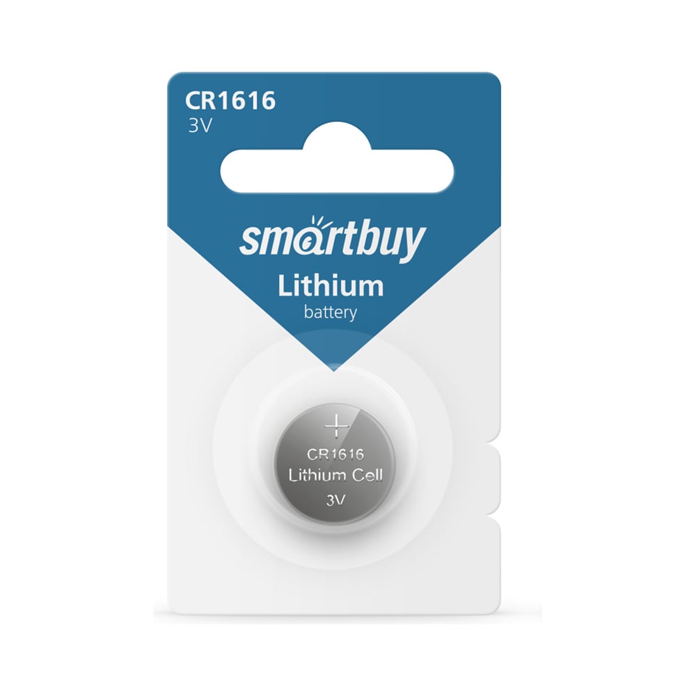Литиевый элемент питания Smartbuy CR1616/1B (12/720)