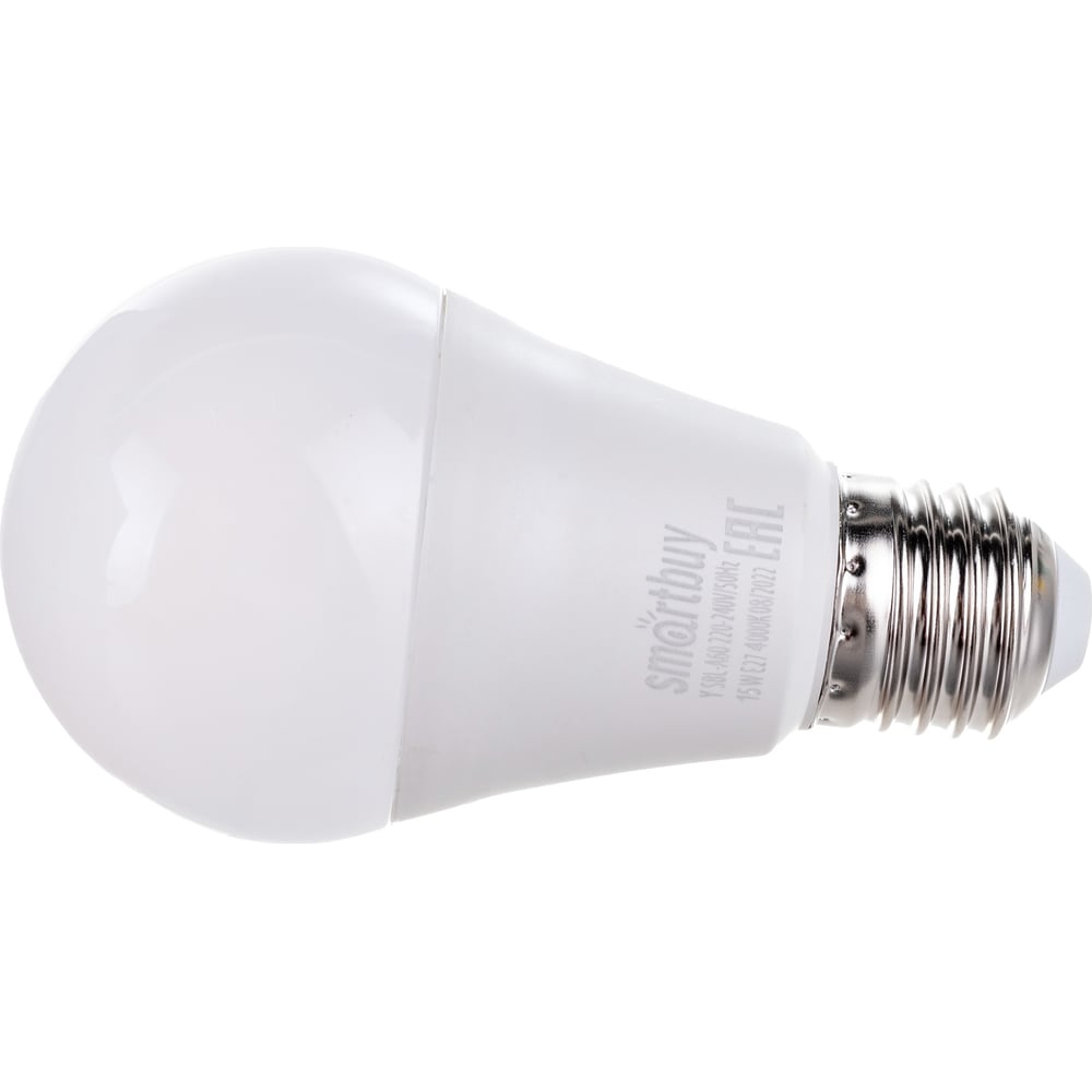 Светодиодная (LED) Лампа Smartbuy- A60-15W/4000/E27