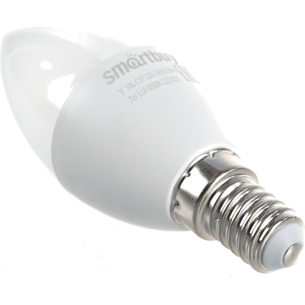 Светодиодная (LED) Лампа Smartbuy-C37-07W/6000-E14