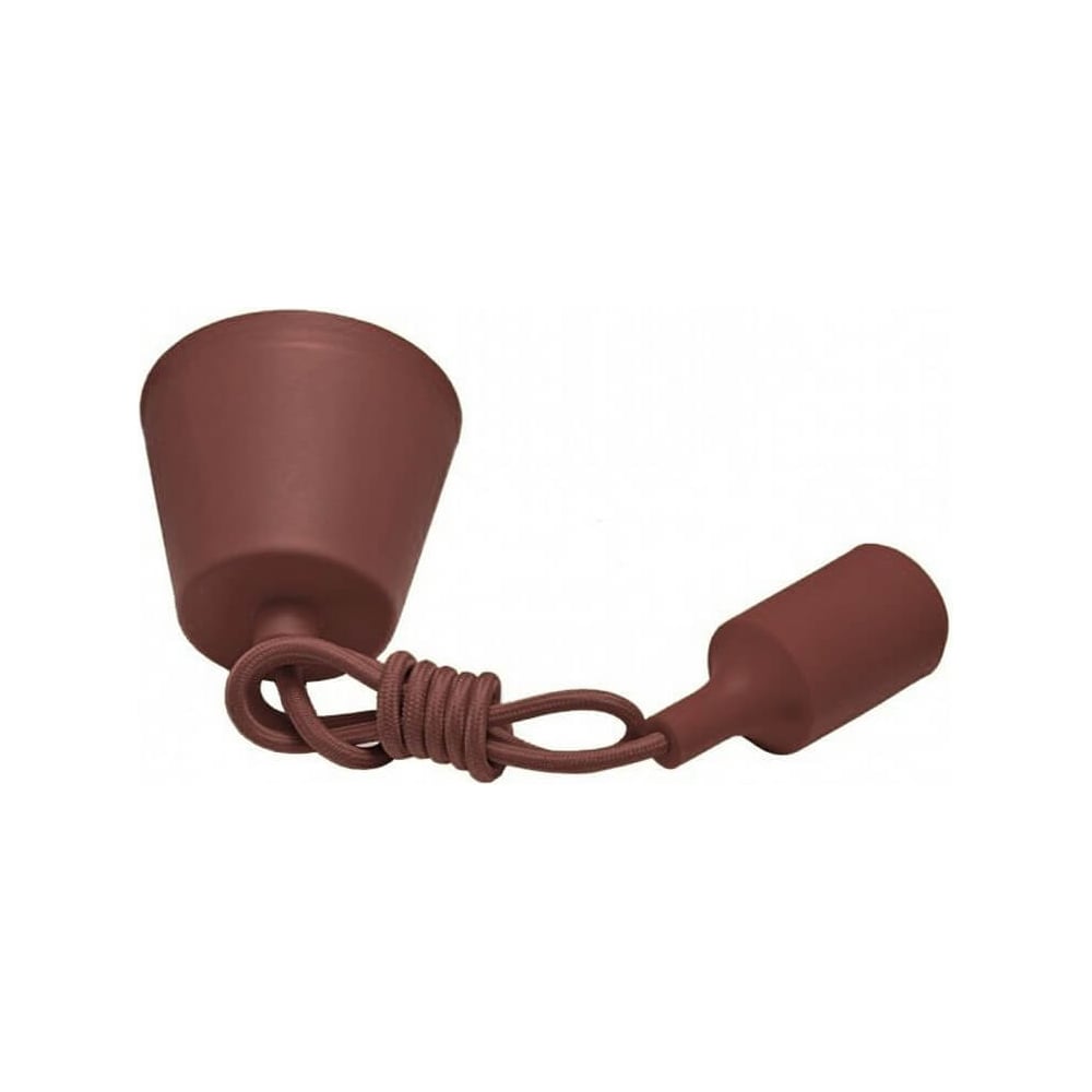 Подвес с патроном E27, 1 м, коричневый (SBE-CLHE27s-br)