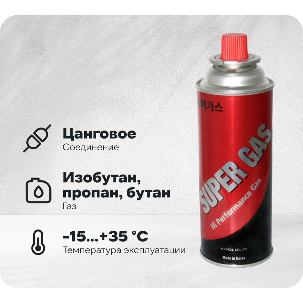 Газ для портативных.газовых приборов 220г (универс)  (12шт/ящ)