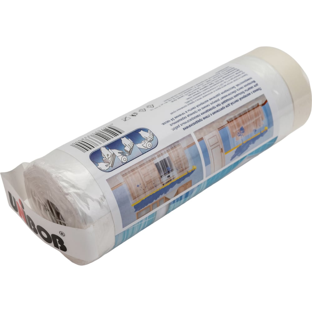 Пленка укрывная с молярной лентой Unibob 1,4м х33м 25шт/уп