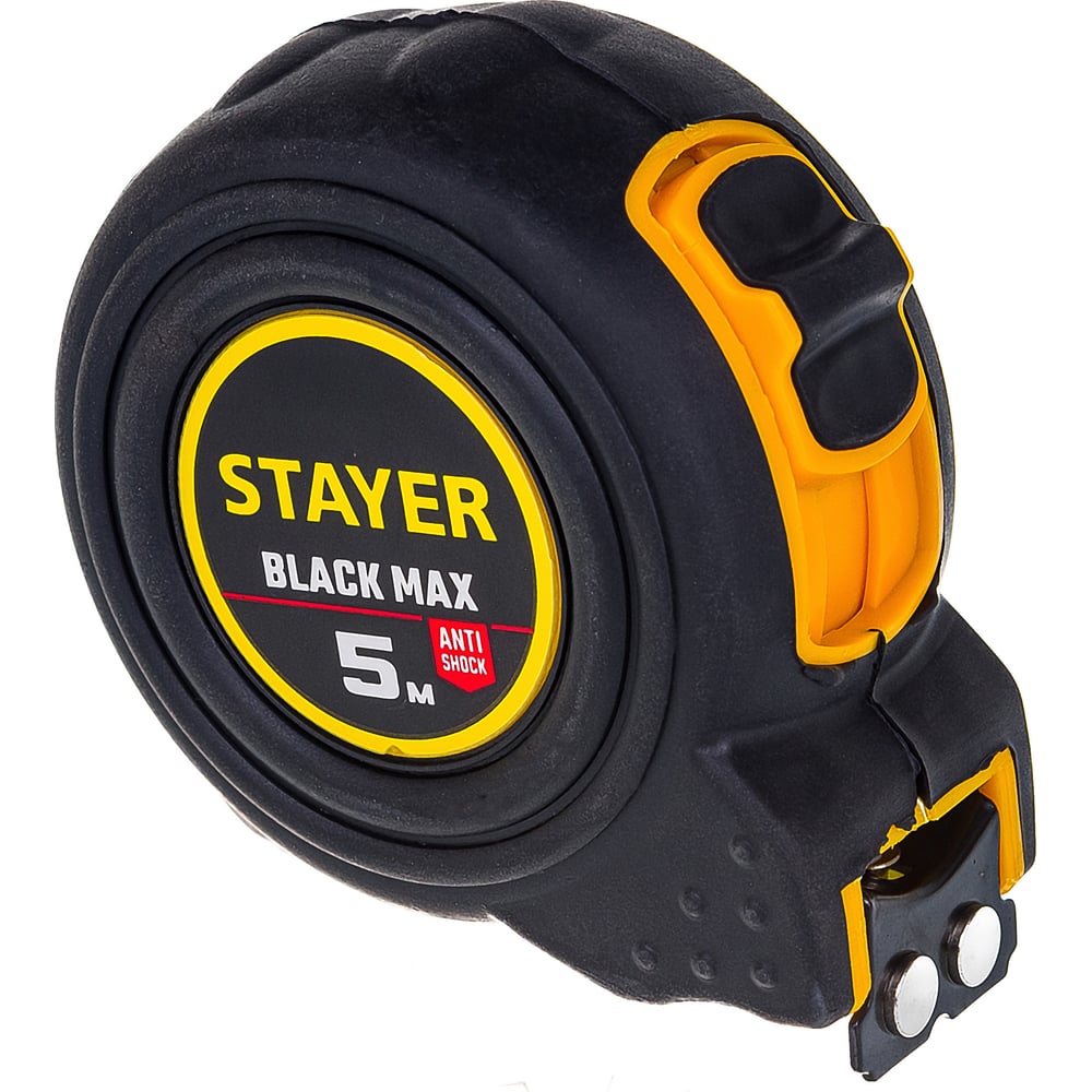 Рулетка STAYER "PROFI" "AREX", двухкомпонентный противоударный корпус, упрочненное полотно, 5м/19мм