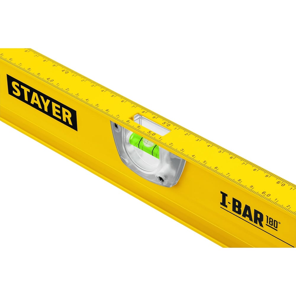 уровень STAYER "MASTER" "I-Bar" РЕЛЬС двутаровый, 3 противоударных ампулы 80см