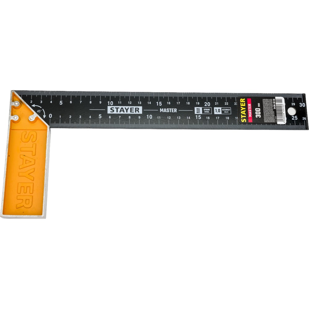 Угольник STAYER "HEAVY DUTY" столярный, стальное полотно, 300мм