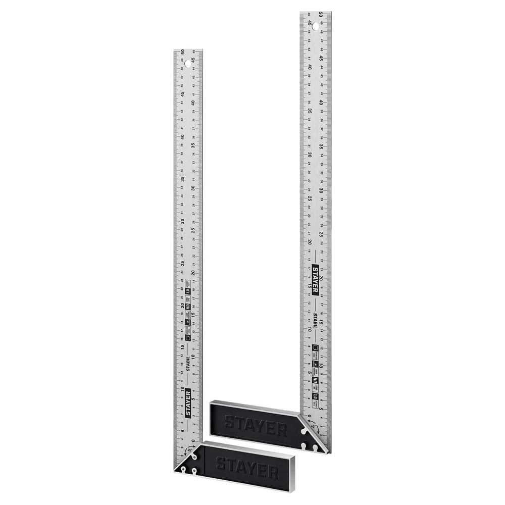 Угольник STAYER "HEAVY DUTY" столярный, стальное полотно, 350мм