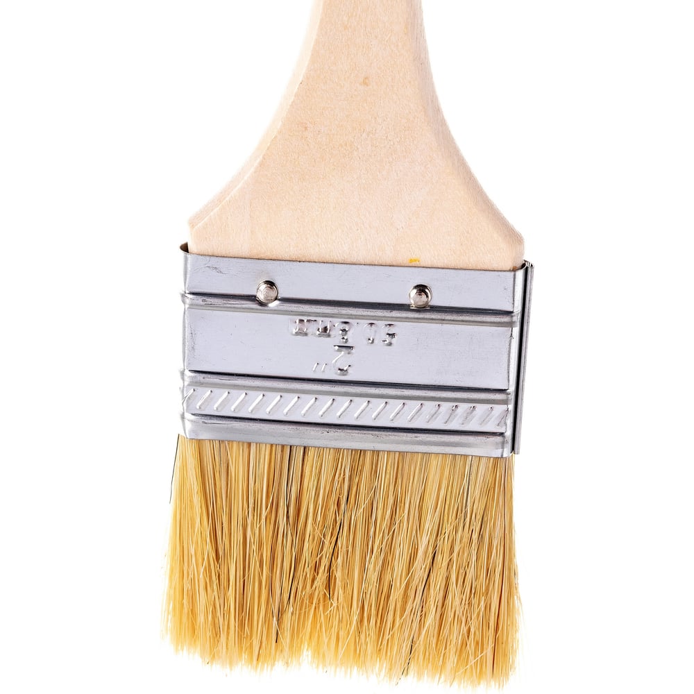 Кисть плоская Хобби 2 (50мм) Белый 600//Korvus