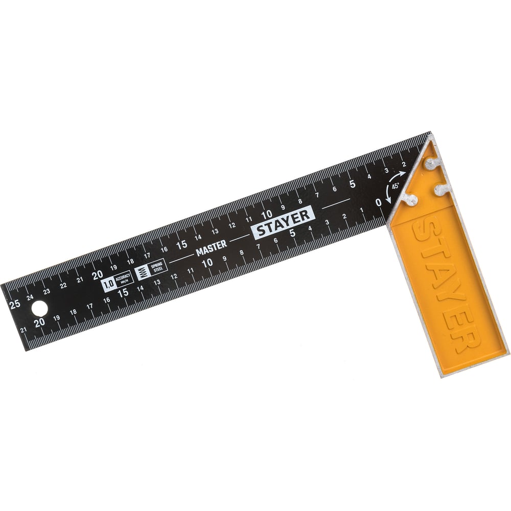 Угольник STAYER "HEAVY DUTY" столярный, стальное полотно, 250мм