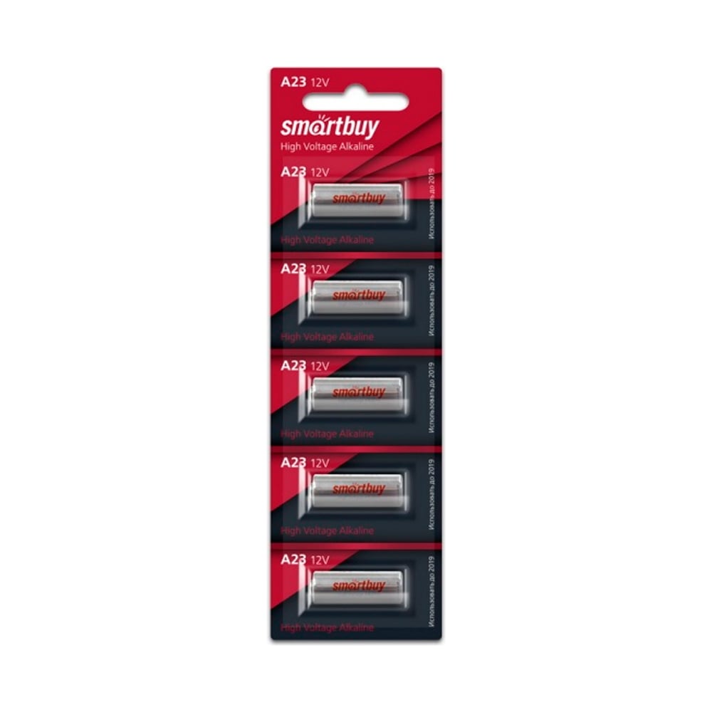 Батарейка алкалиновая Smartbuy А23/5В (100/1000) (SBBA-23A5B)