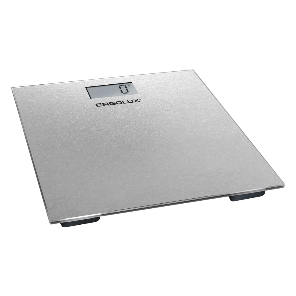 ERGOLUX Весы напольные ELX-SB02-C03 серые металлик (до180кг)