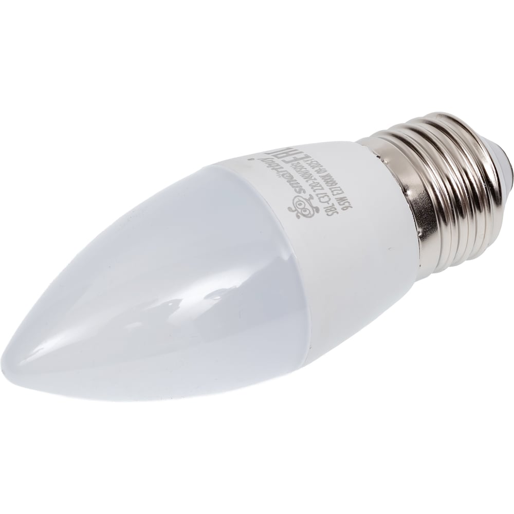 Светодиодная (LED) Лампа Smartbuy-C37-9,5W/6000-E27