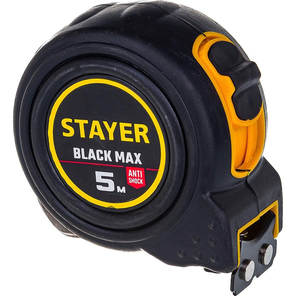 Рулетка STAYER "PROFI" "AREX", двухкомпонентный противоударный корпус, упрочненное полотно, 5м/25мм