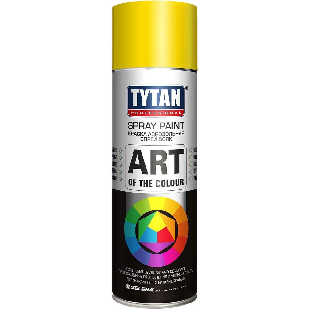 Аэрозоль Tytan Professional Желтая 400мл 1018 (12шт/ящ)