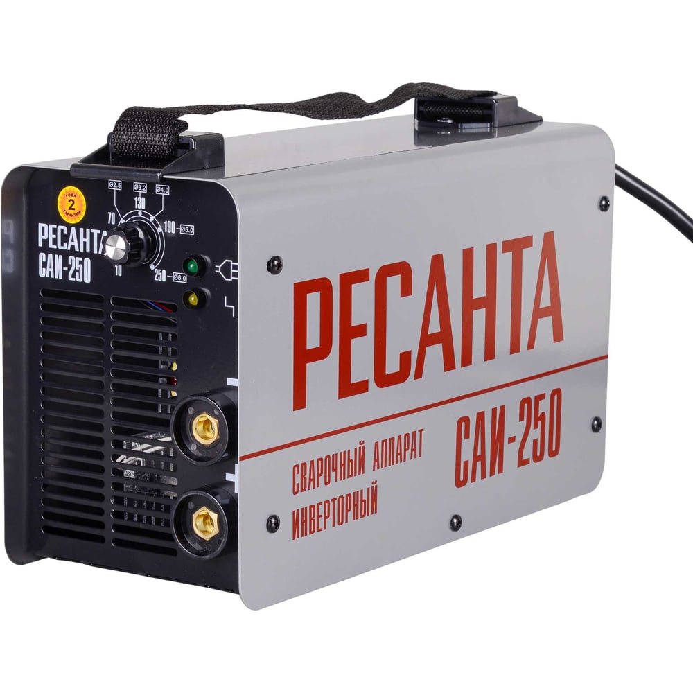 Сварочный аппарат Ресанта САИ-250 инверторный для дуговой сварки