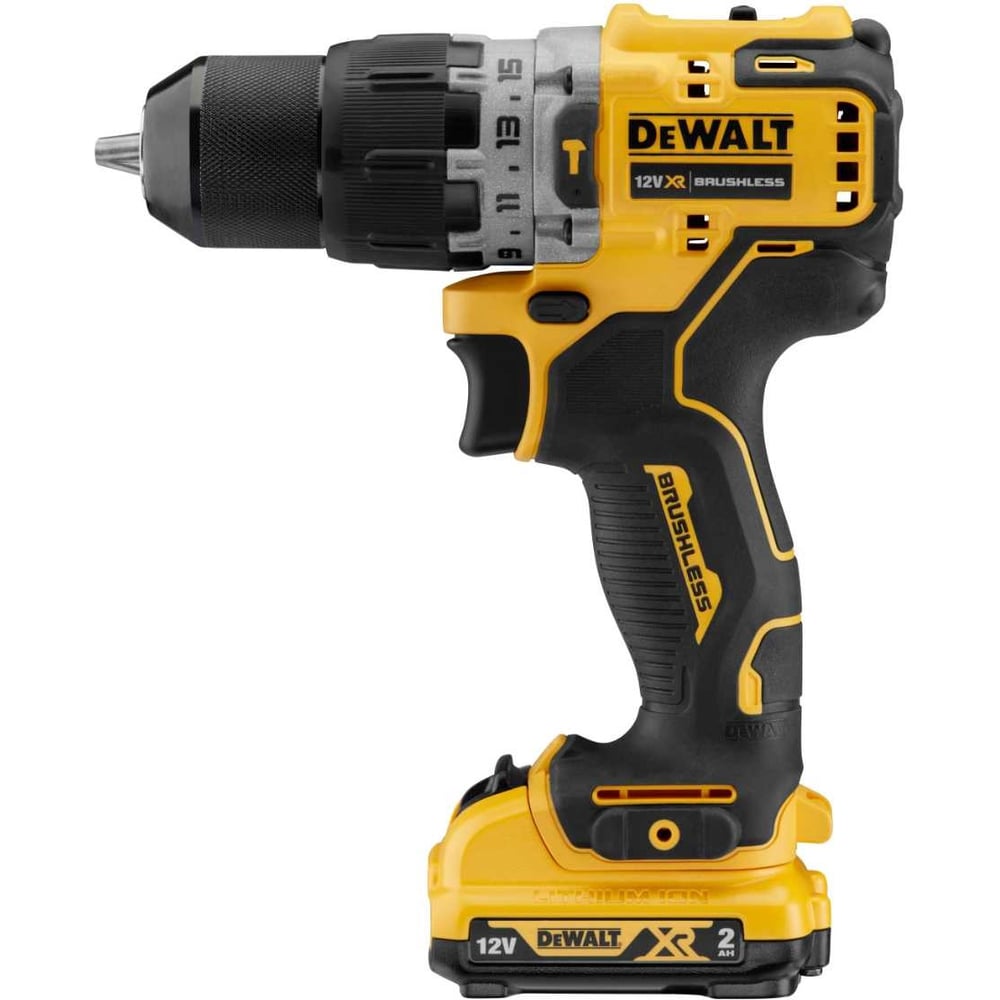DEWALT DCD701D2-QW, 12В ультра компакт дрель-шуруповерт 2Ач