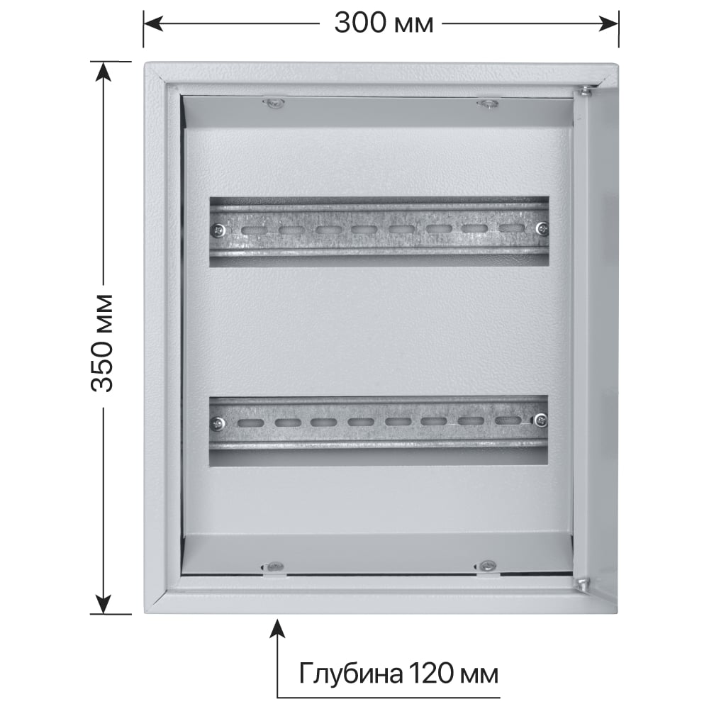 Корпус металический ЩРН-24 (350х300х120) Народный