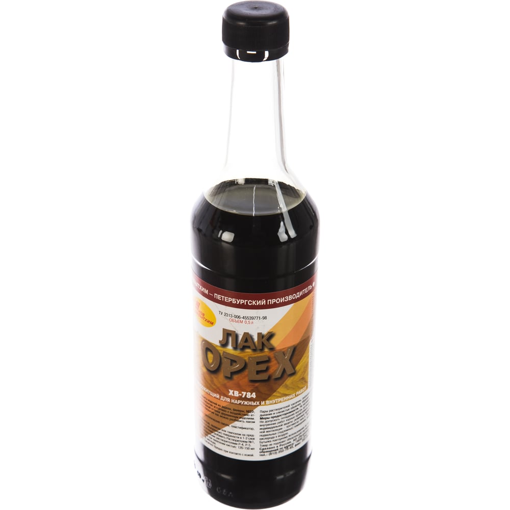 Лак Новбытхим ХВ-784 0,5л Орех (12шт/уп)