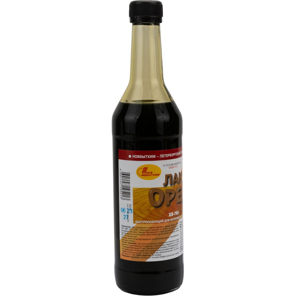 Лак Новбытхим ХВ-784 0,5л Орех (12шт/уп)