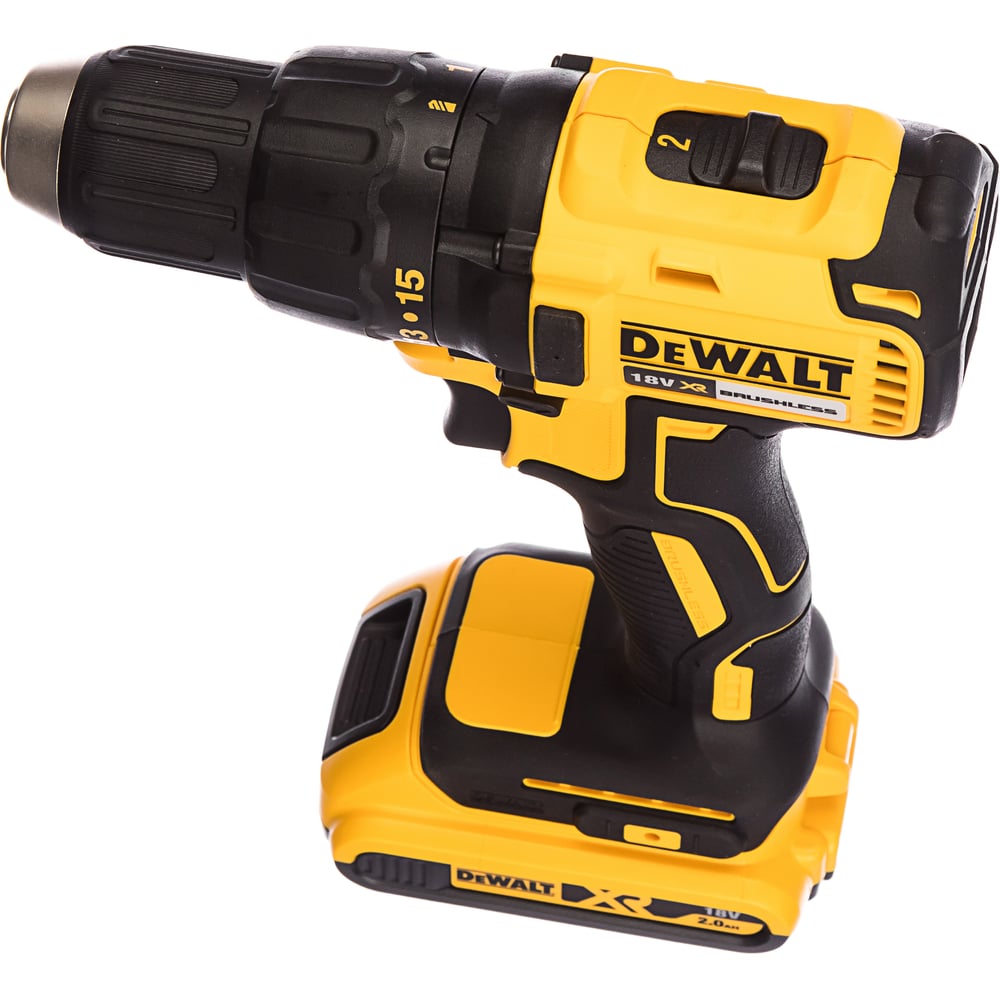 DEWALT DCD777D2-QW, 18В XR бесщет. дрель-шуруповерт, 2х2, ОА