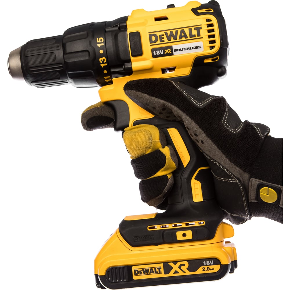 DEWALT DCD777D2-QW, 18В XR бесщет. дрель-шуруповерт, 2х2, ОА