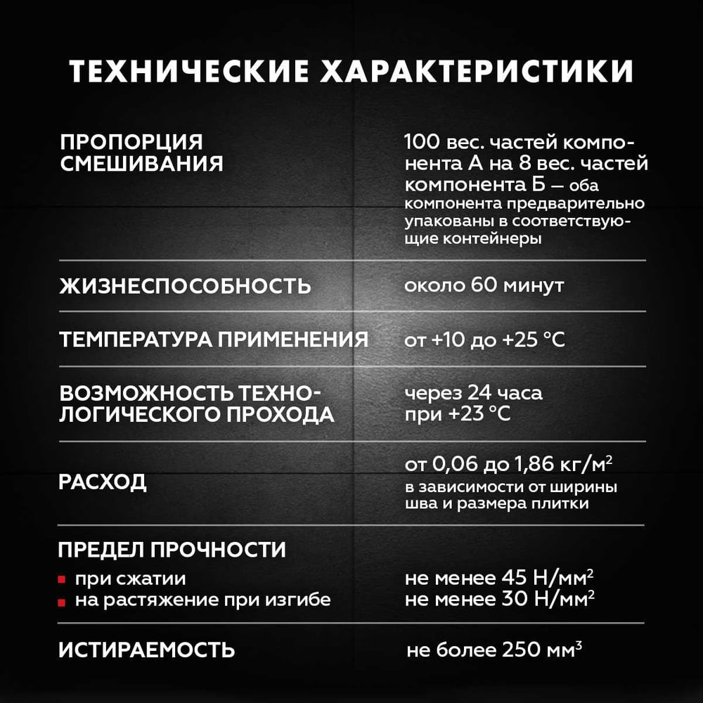 Затирка Ceresit CE89 эпоксидная (БЕЛЫЙ 801) (2.5кг/147шт)