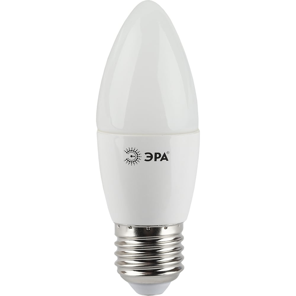 Лампа светодиодная ЭРА E27 7w 4000k LED B35-7W-840-E27