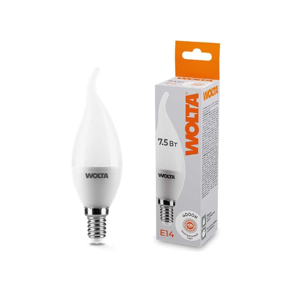 Лампа LED WOLTA 25SCD7.5E14 4000K