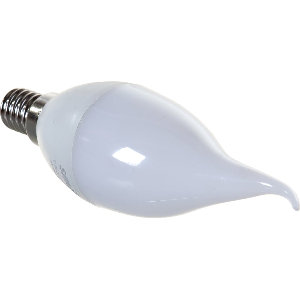 Светодиодная (LED) Свеча на ветру матовая Лампа Smartbuy-C37-07W-4000/E14