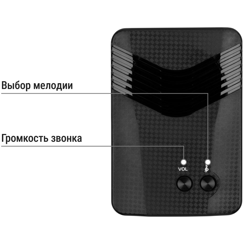 Звонок ЗБР-11/М1-36М (беспр.роз.мн.код)TDM