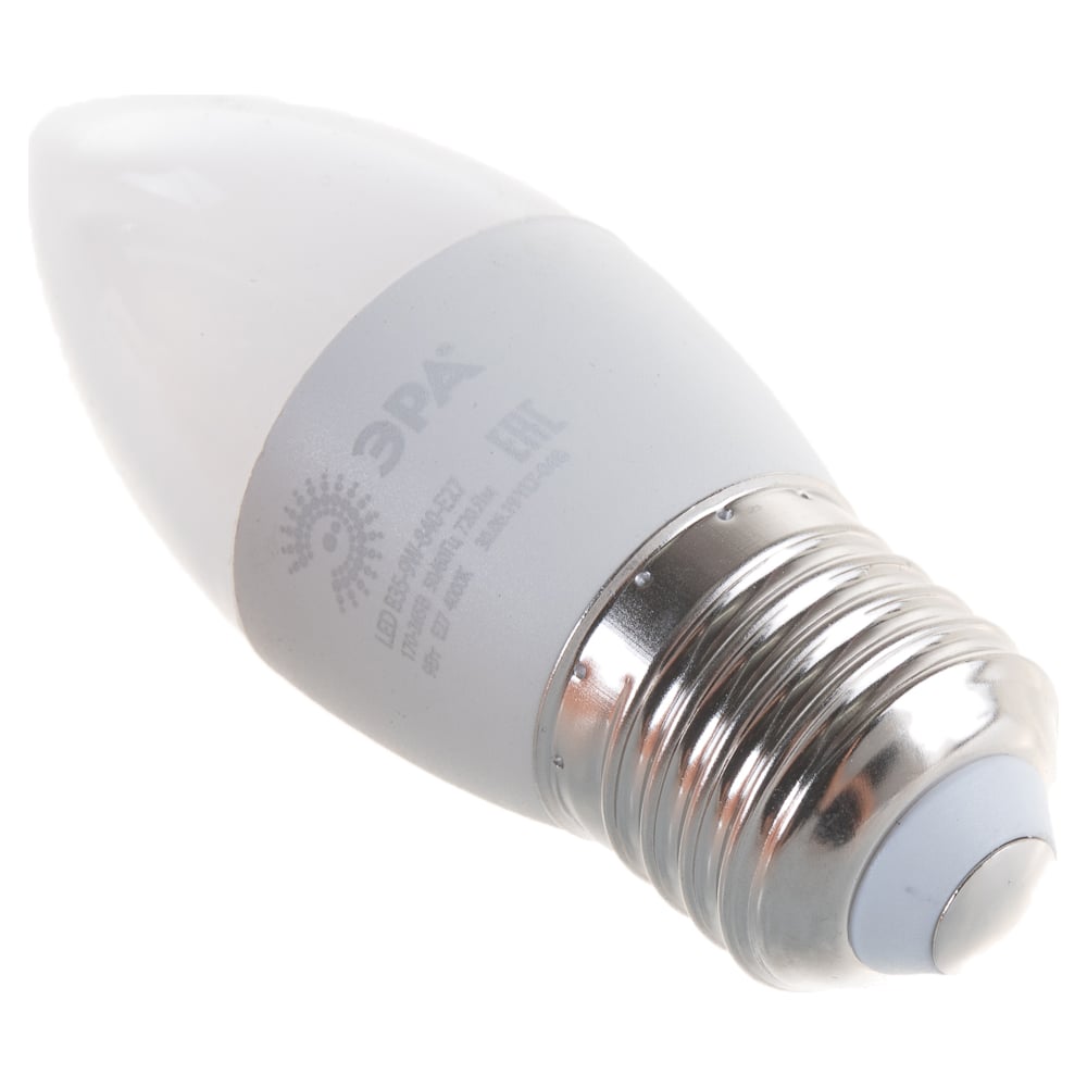 Лампа светодиодная ЭРА LED smd B35-9w-840-E27